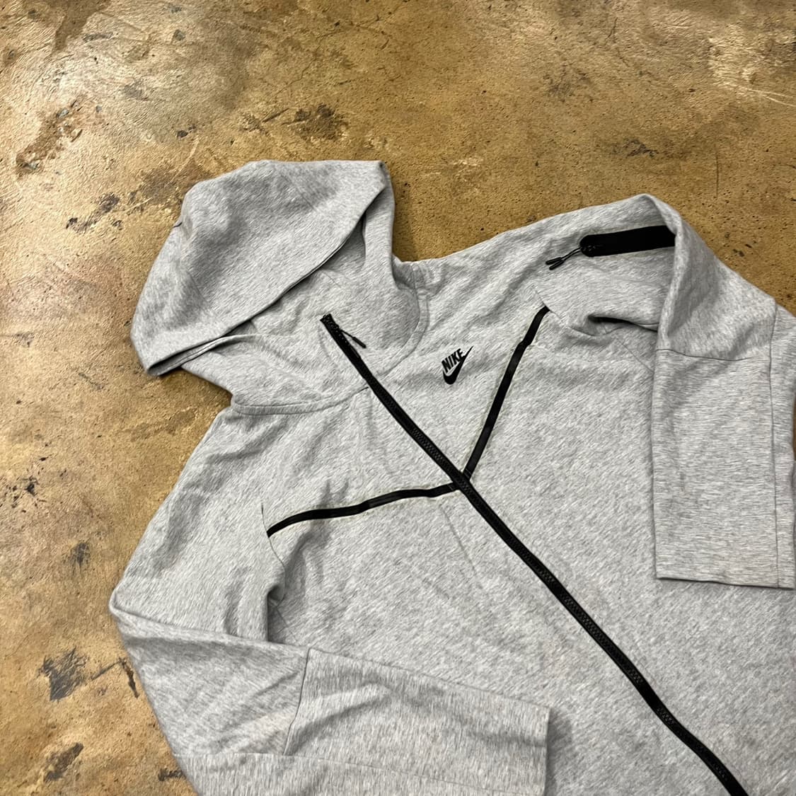 [정품/XL] 나이키 테크 플리스 후드집업 그레이 b16 상품이미지1