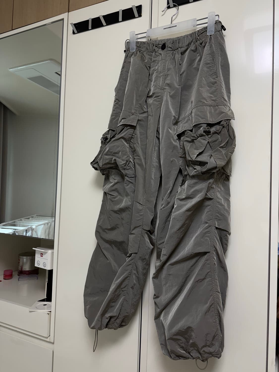 앤씨에이이즈에스 스트링 팬츠 카키 상품이미지2