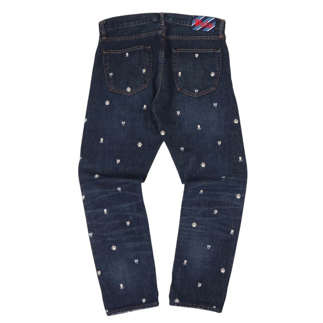 폴로 랄프로렌 해골 자수 데님팬츠 상품이미지4