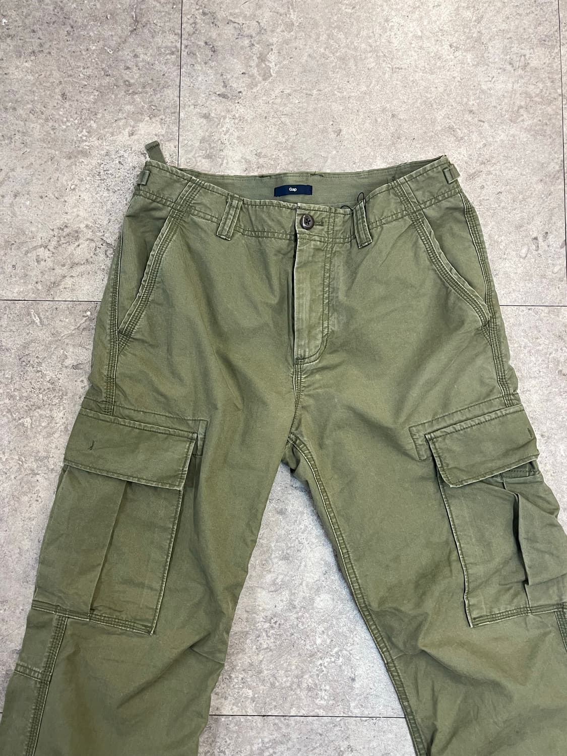 갭 코튼 카고 팬츠 카키 30 #csz3906 상품이미지4