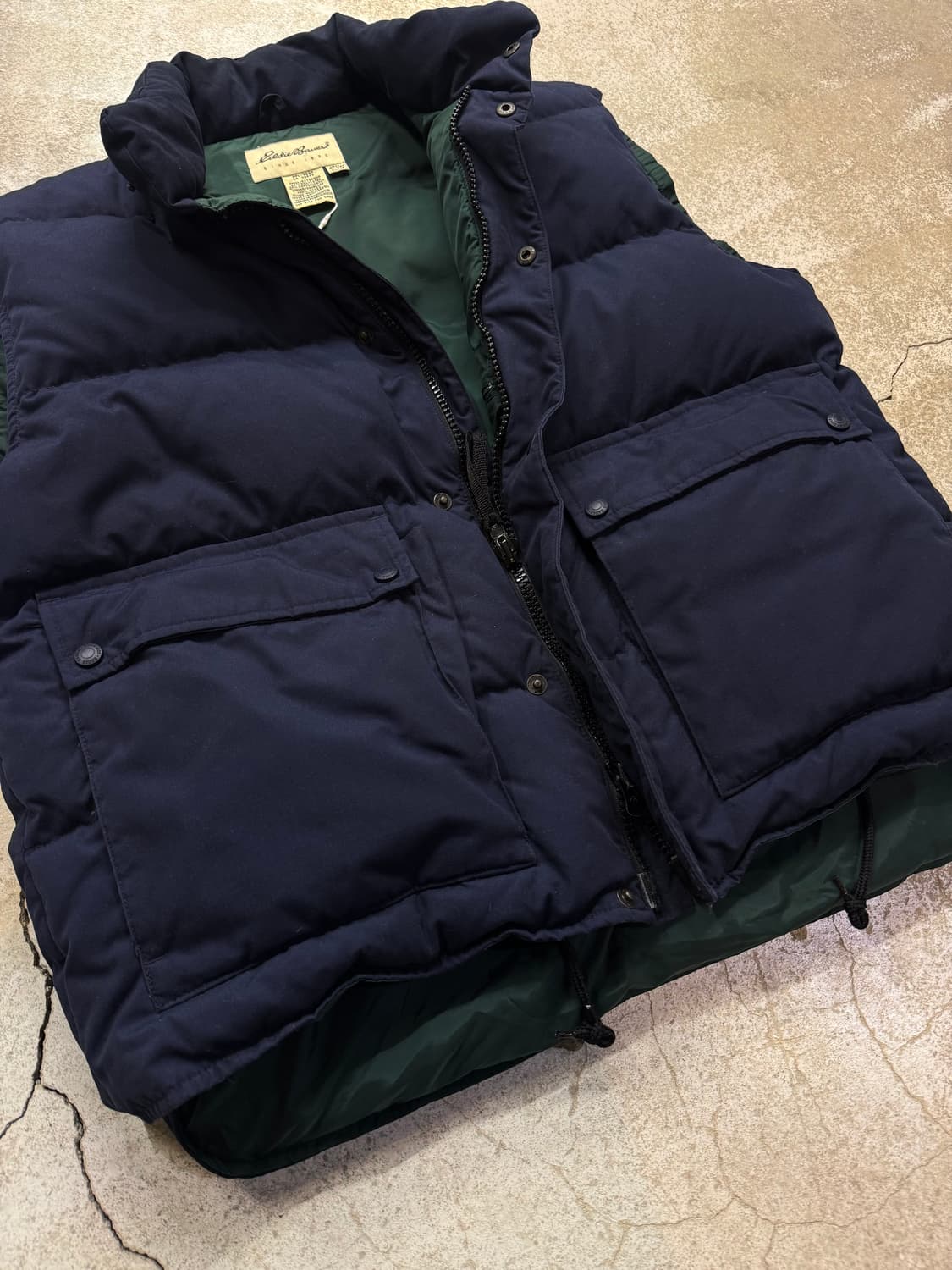 90s 에디바우어 구스다운 패딩 베스트 상품이미지3