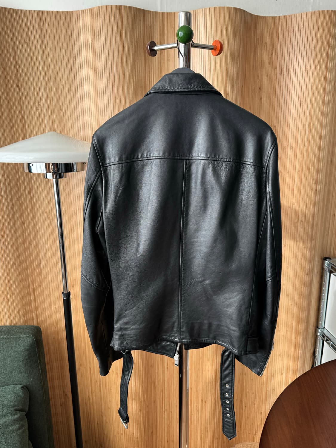 올세인츠 남성 양가죽 바이커 자켓 XL (빈티지 레어템) 상품이미지3