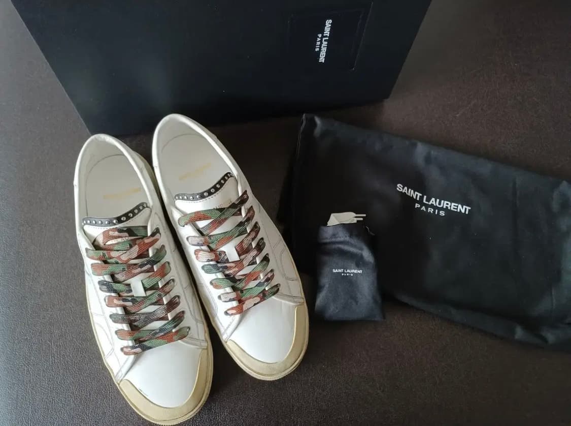 16ss 생로랑 서프 카모 스니커즈 상품이미지1