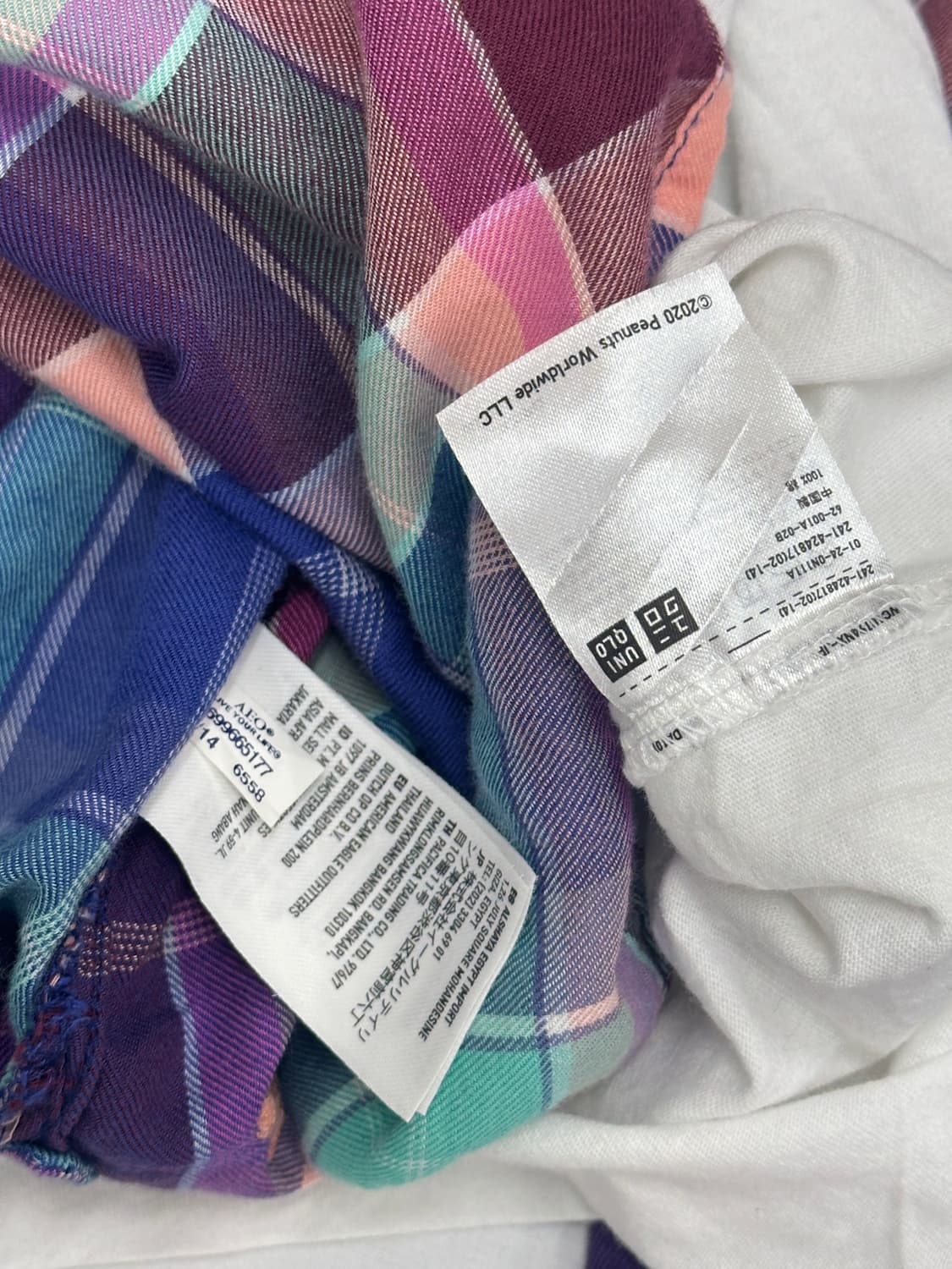 💜하구미의 스누피 괴짜 코디세트💜셔츠 레이어드 재팬 유니클로  상품이미지7