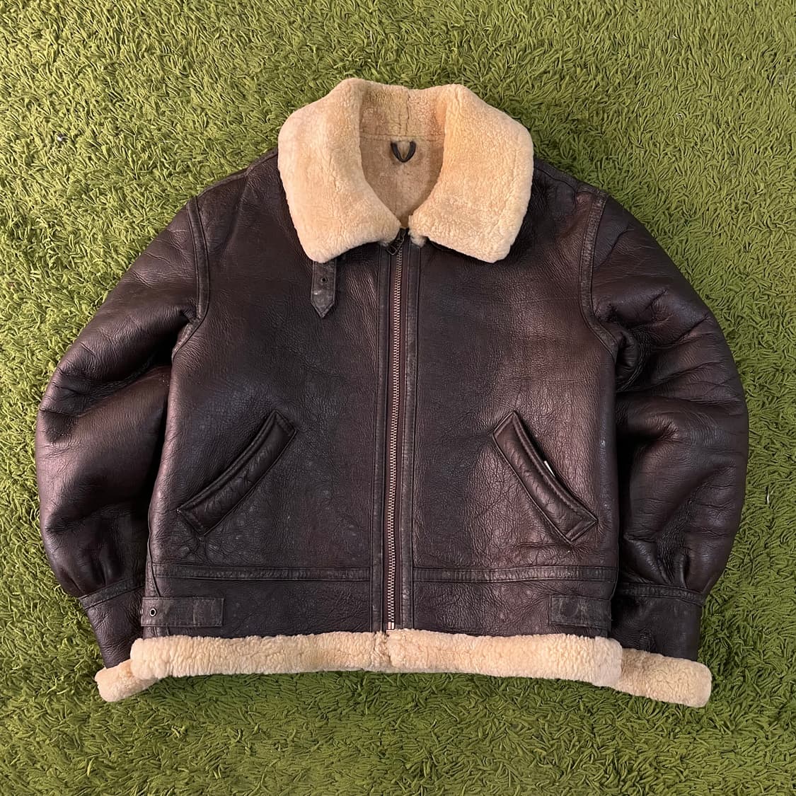 빈티지 양가죽 b-3 무스탕 자켓 상품이미지2