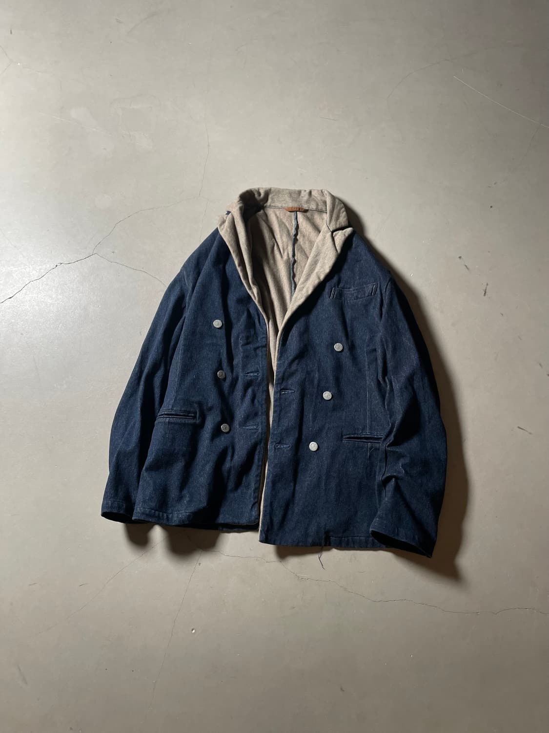 캐피탈 Denim Double-Breasted Jacket 상품이미지1