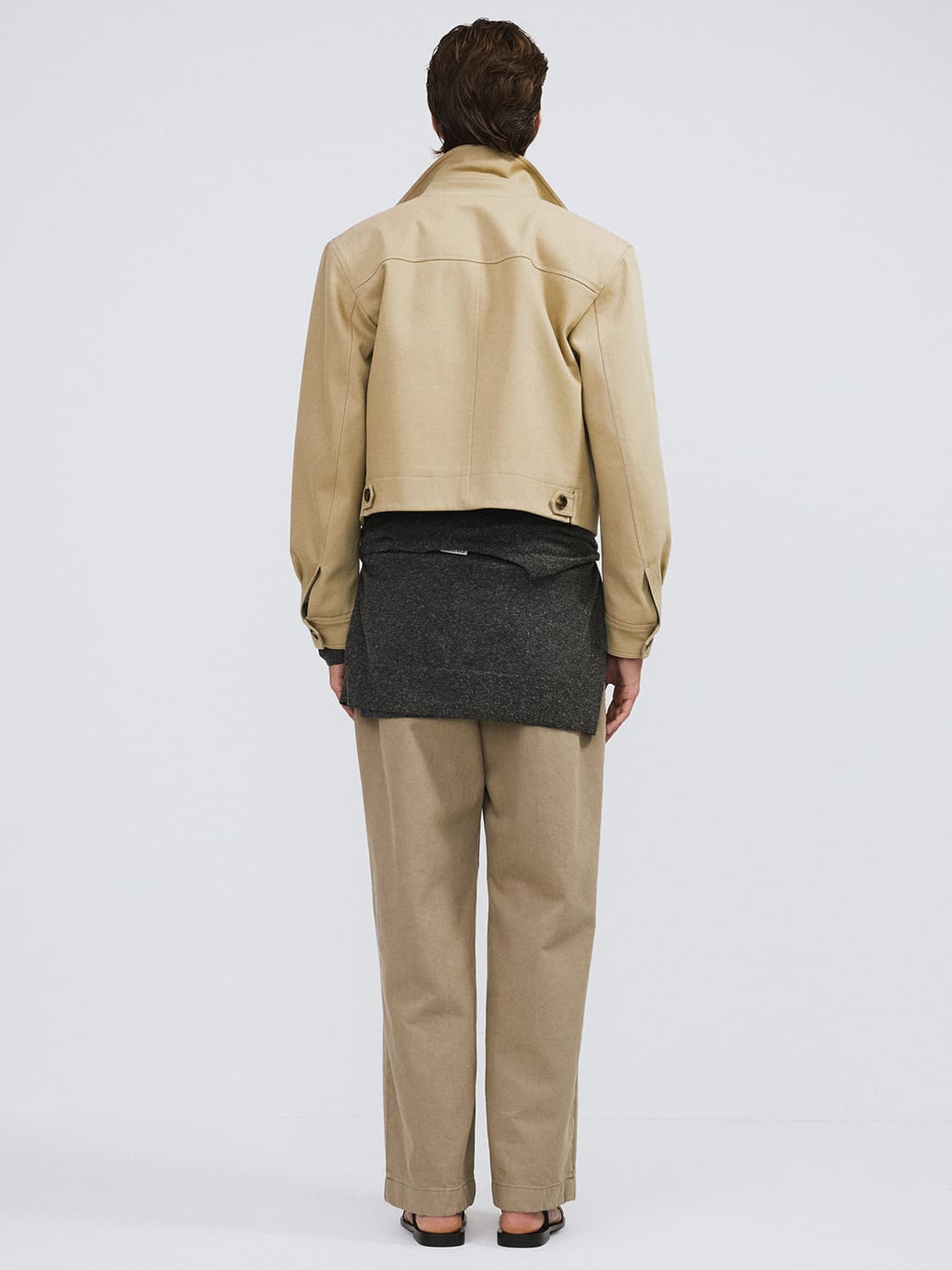 [XL] 렉토 26SS 시그니처 밀리터리 코튼 카일 자켓 베이지 상품이미지5