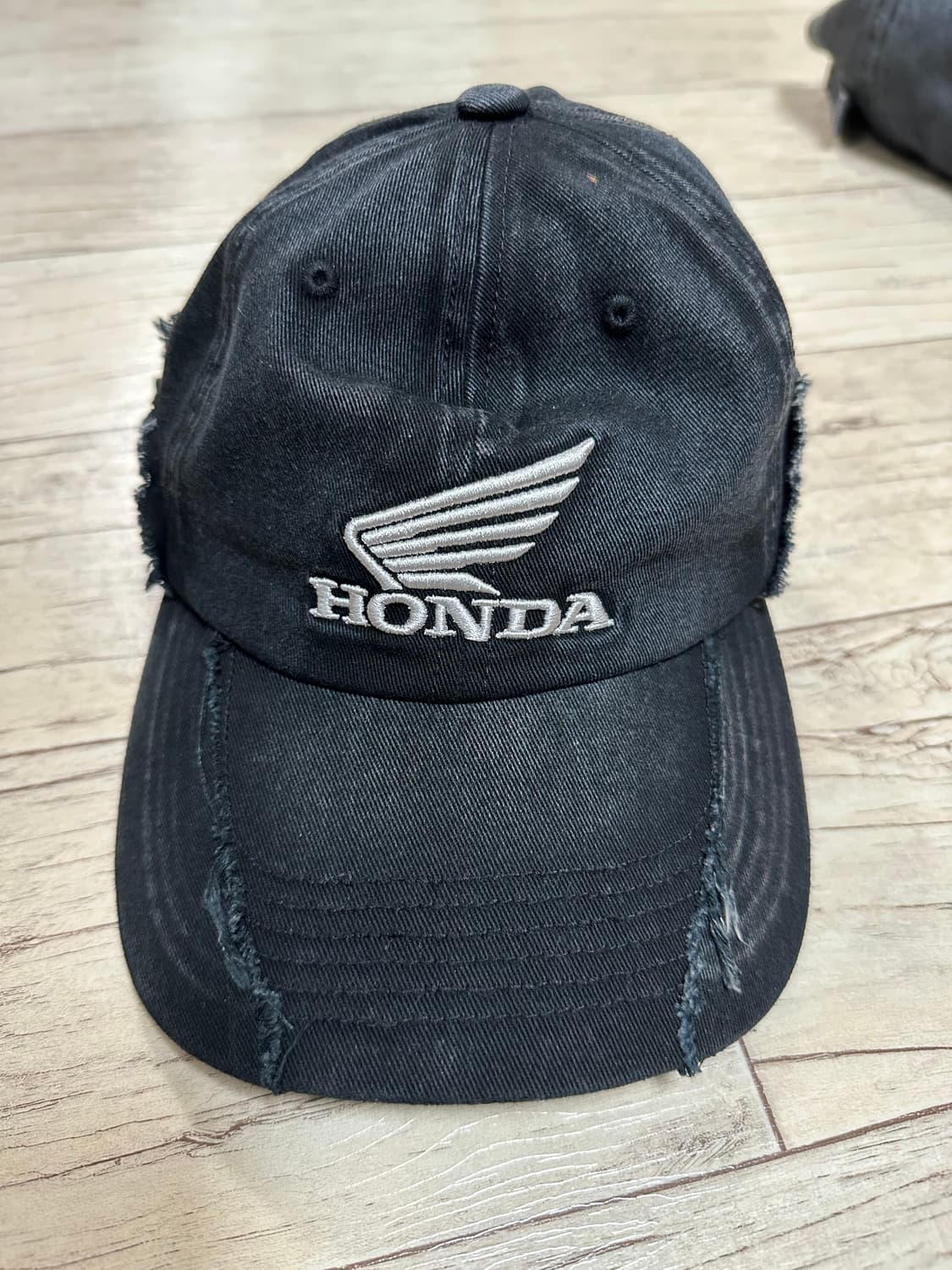 혼다 빈티지 컷오프 캡 모자 볼캡 블랙 상품이미지2