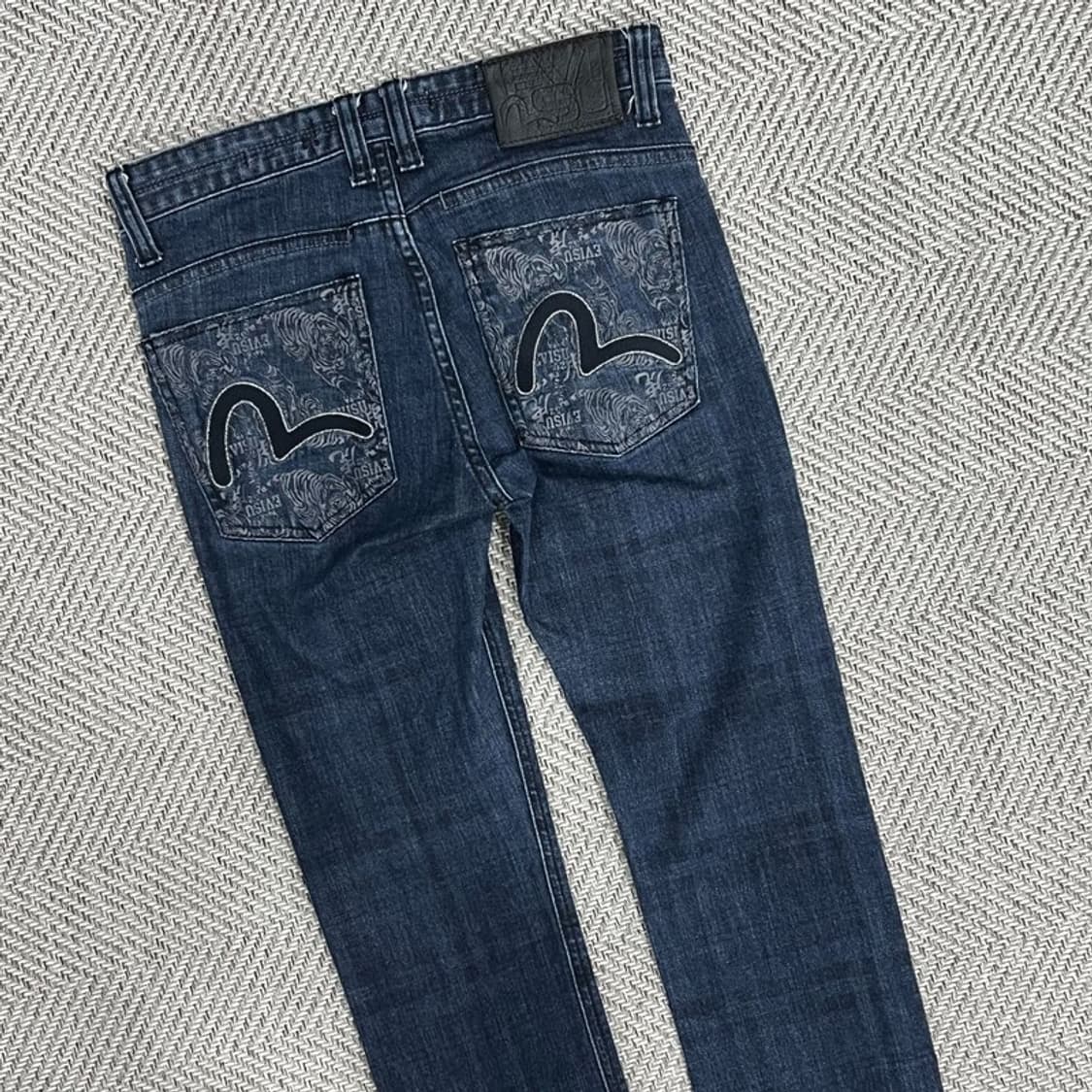 에비수 오리엔탈 스키니 데님팬츠 v0772  상품이미지4