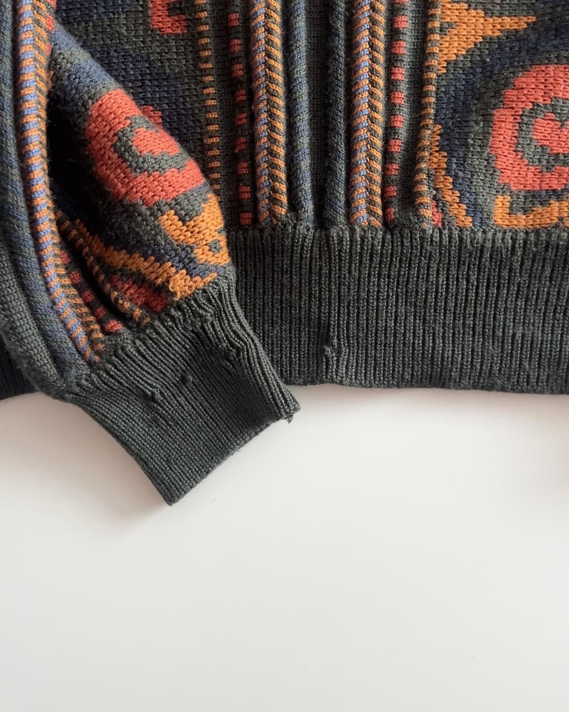 90s Lee 빈티지 패턴 니트 95 상품이미지7