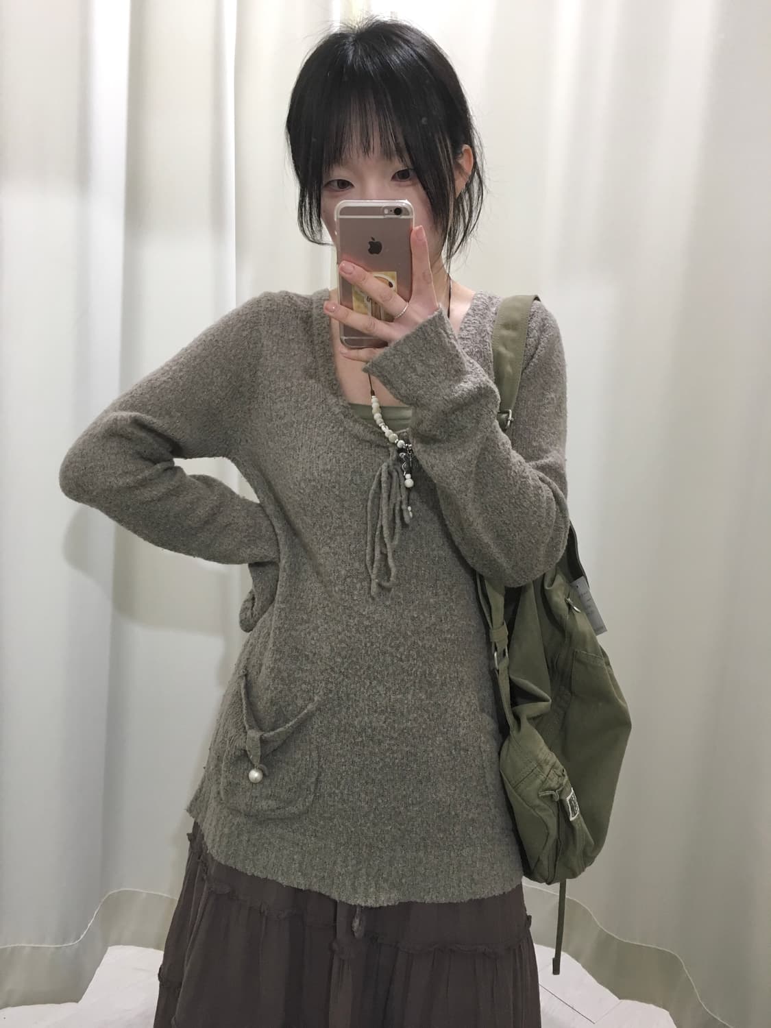natural mori knit 상품이미지2