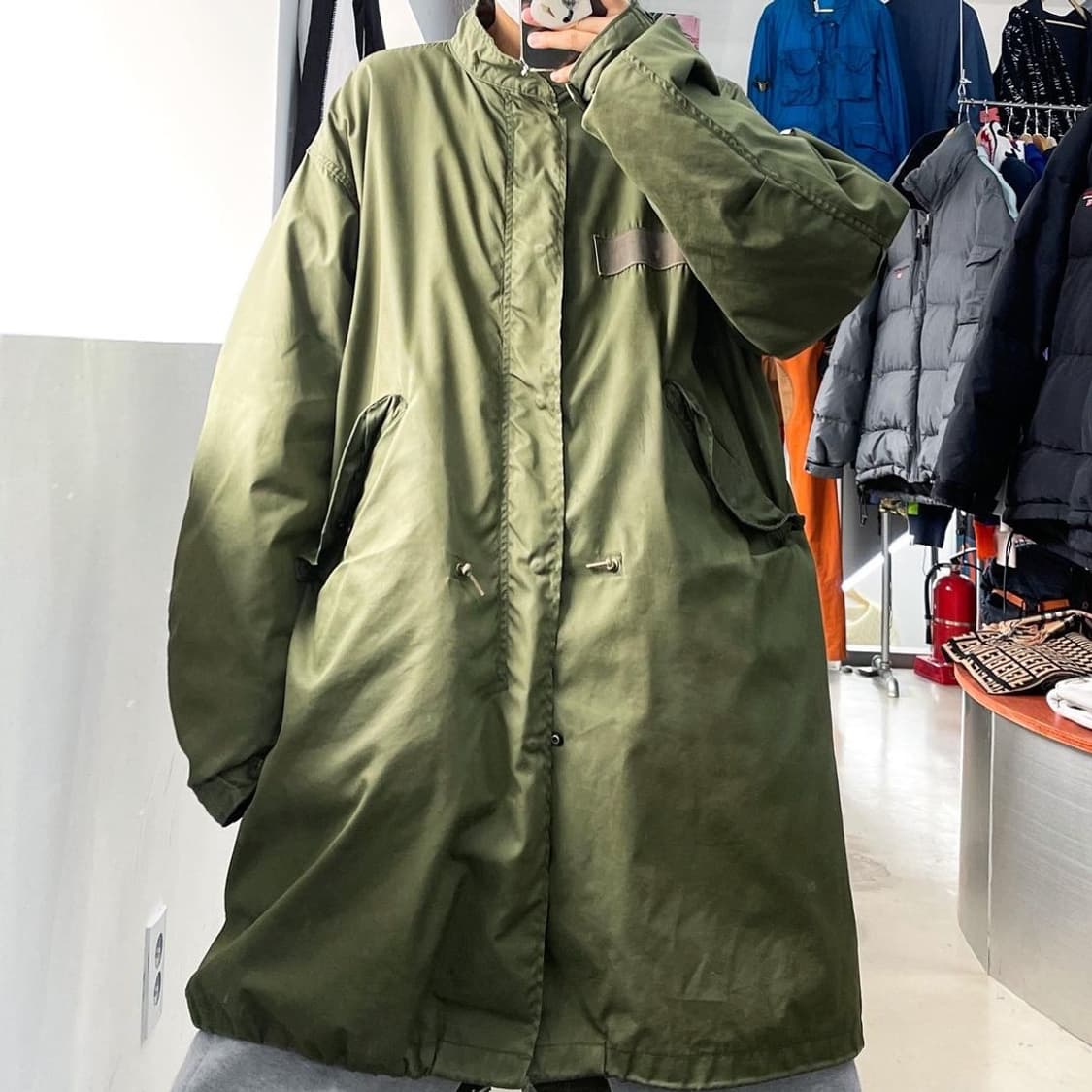 US Army M-1965 오리지널 피쉬테일 개파카 상품이미지1