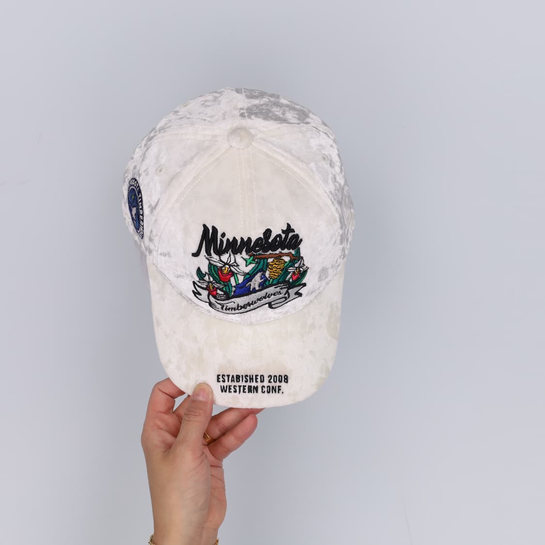 F NBA 벨벳 패치 볼캡 0423H1 상품이미지1