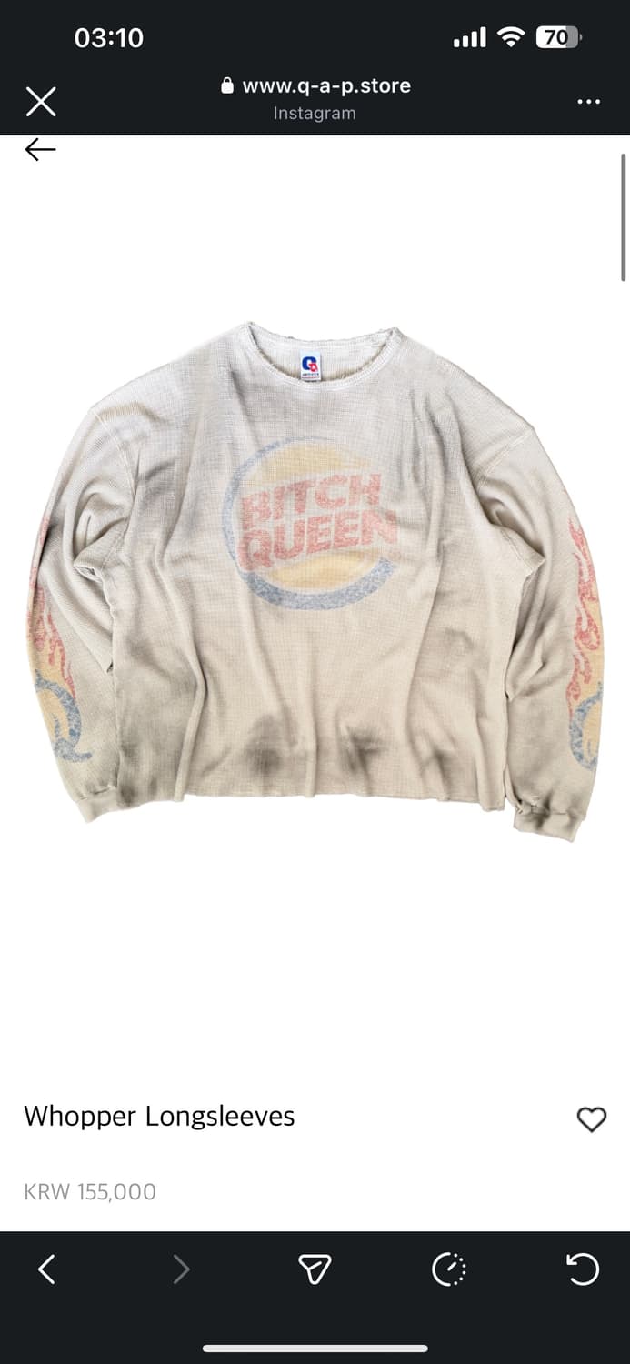 qap Whopper Longsleeves 상품이미지1