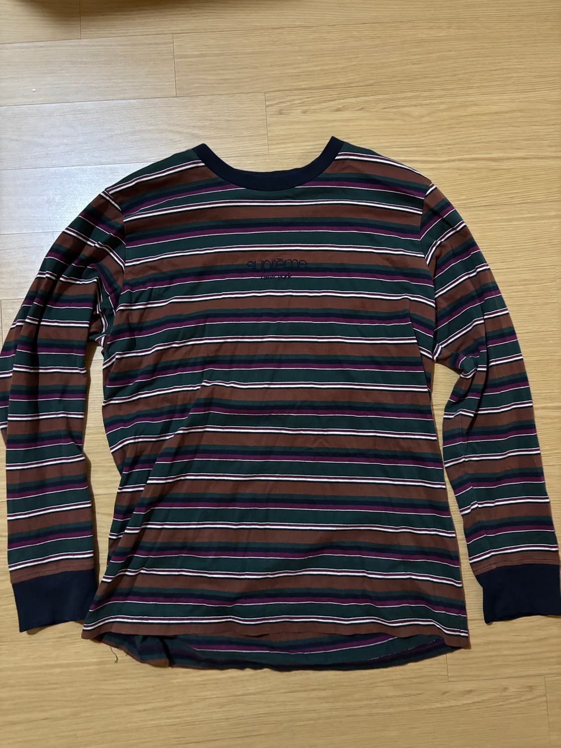 supreme stripe longsleeve 상품이미지3