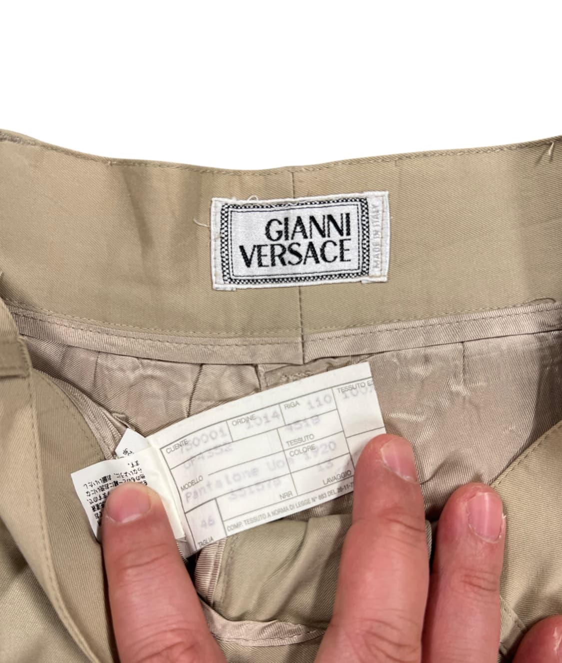 P059 지아니 베르사체 면바지 SIZE46 상품이미지3