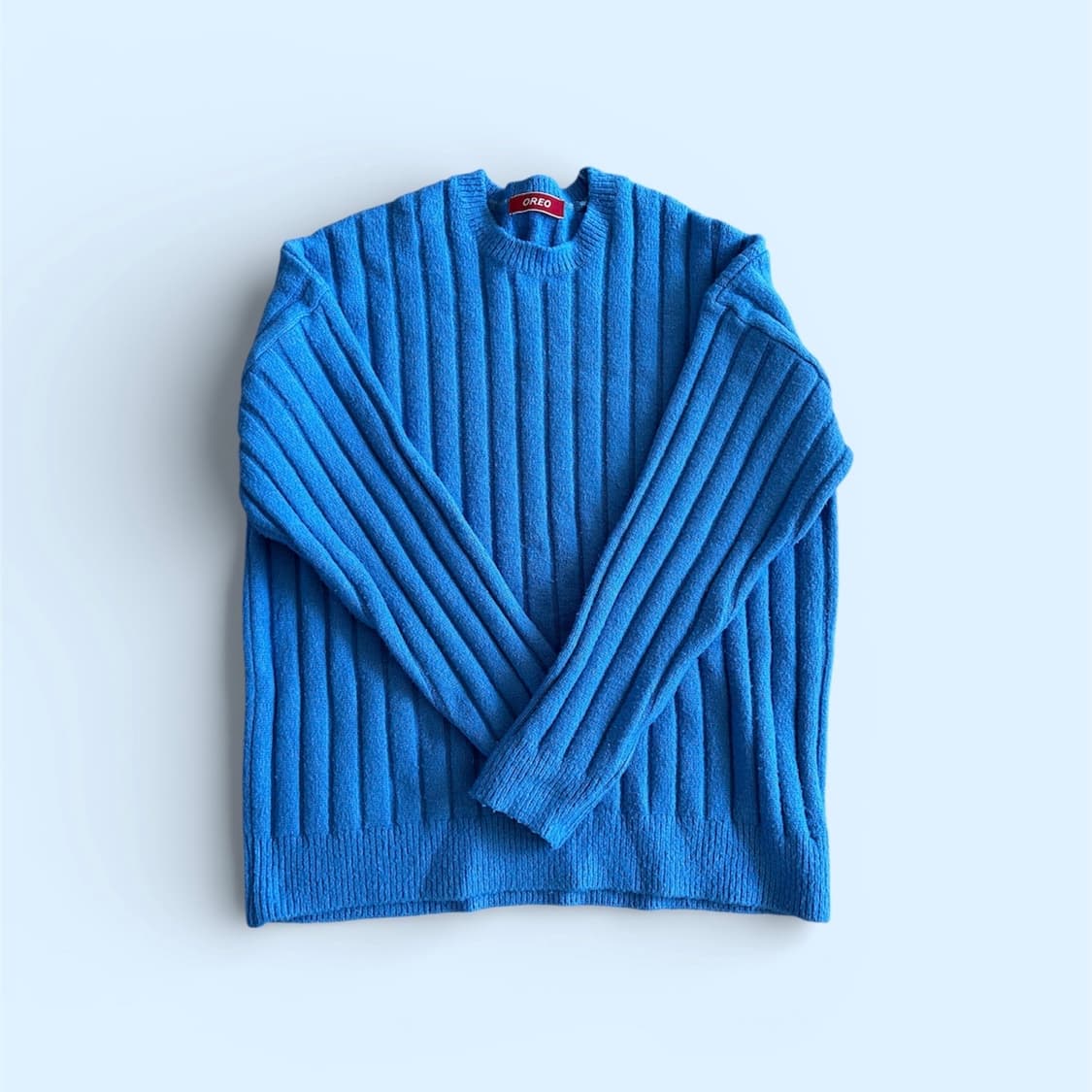 OREO 블루 니트 상품이미지1