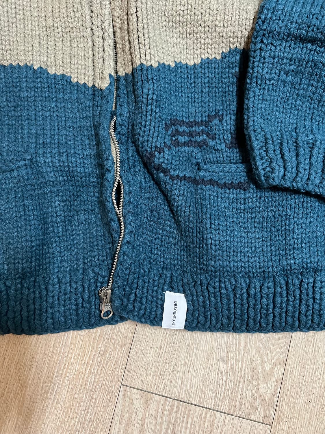 DESCENDANT 디센던트 집업 니트 가디건 코위찬 M 상품이미지4