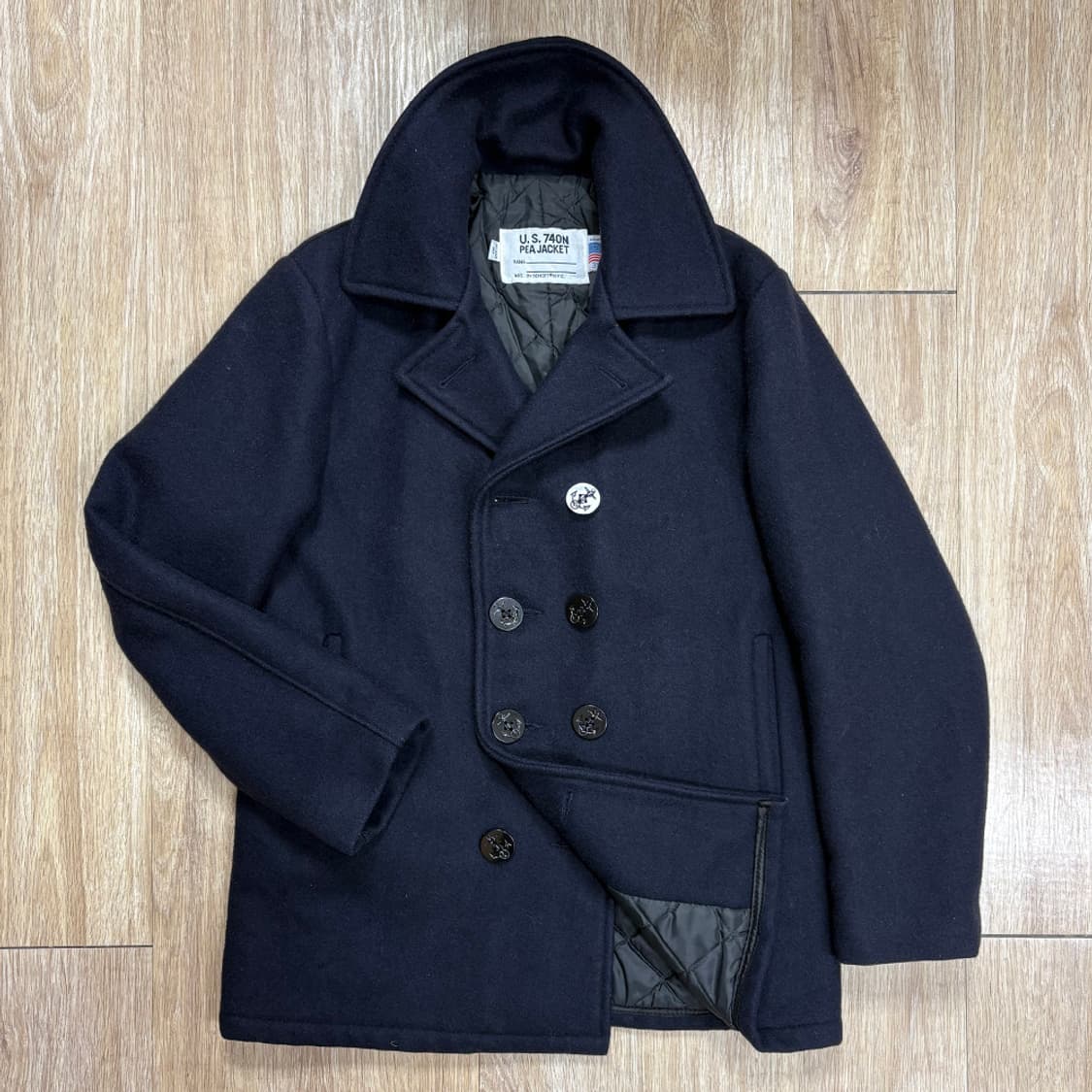 SCHOTT NYC 740N 피코트 네이비 38사이즈(100) 상품이미지2