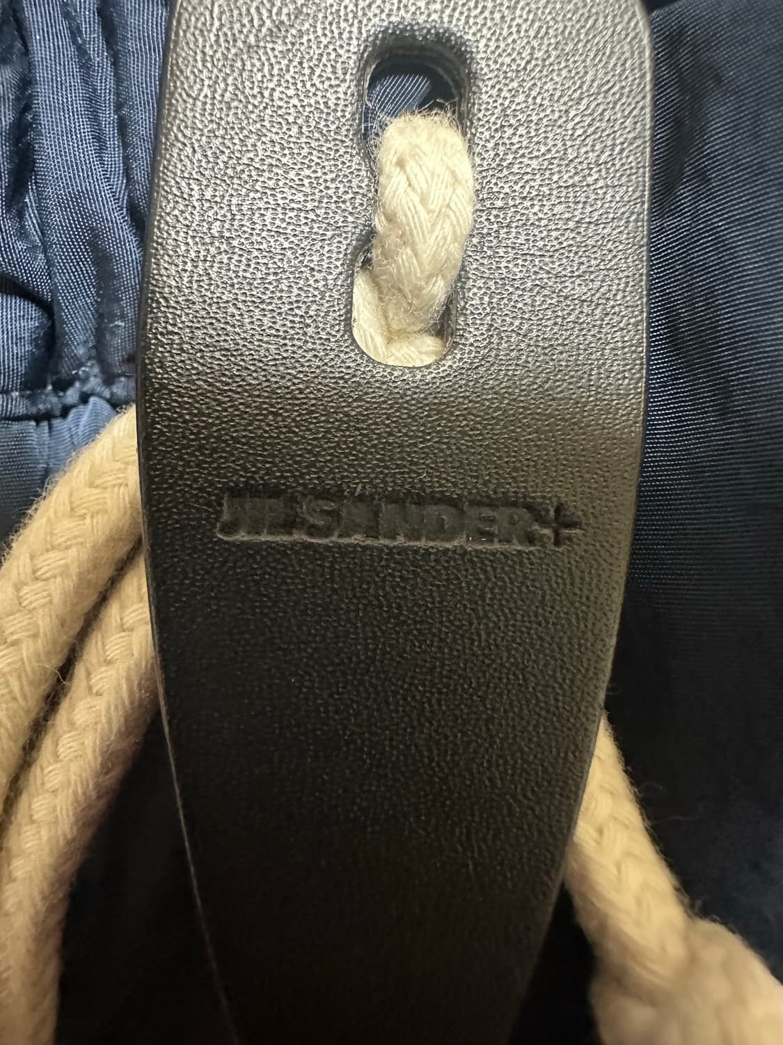 질샌더 네이비 블루 퀼팅구스다운패딩 자켓 상품이미지5