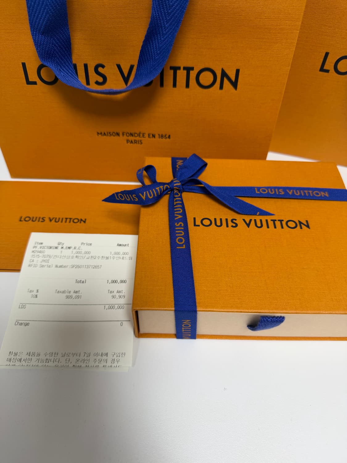 새상품 루이비통 빅토린 월릿 컨페티 핑크 반지갑 상품이미지4