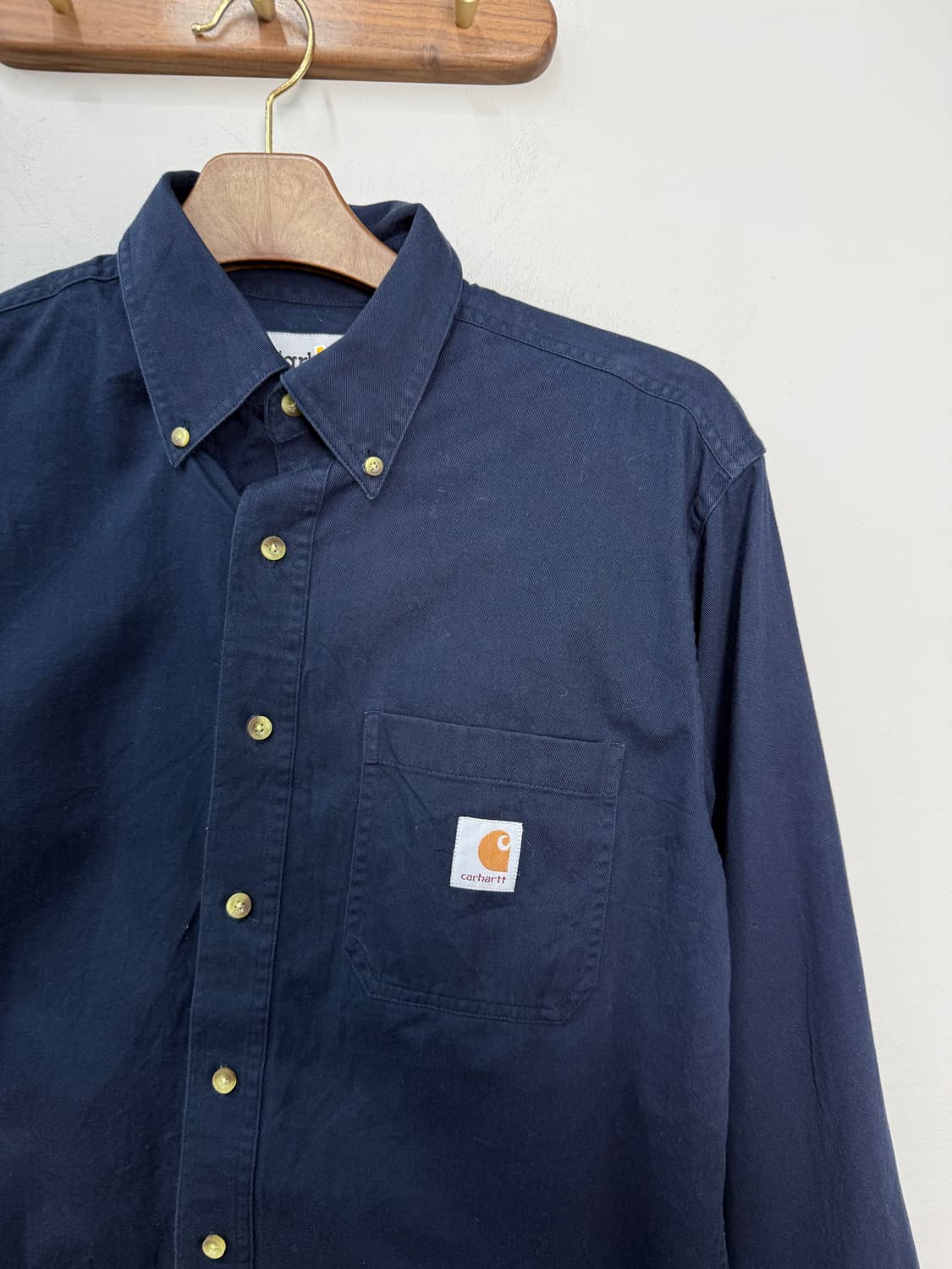칼하트 네이비 셔츠 H2032 상품이미지3