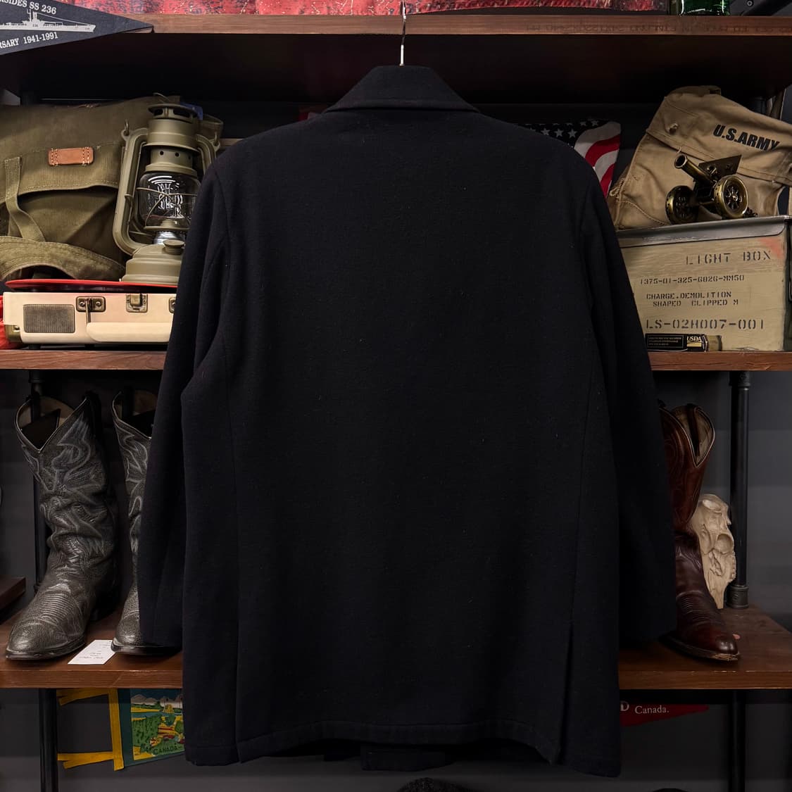 90s J.PRESS 제이프레스 US NAVY 해군 밀리터리 복각 피코트 상품이미지2