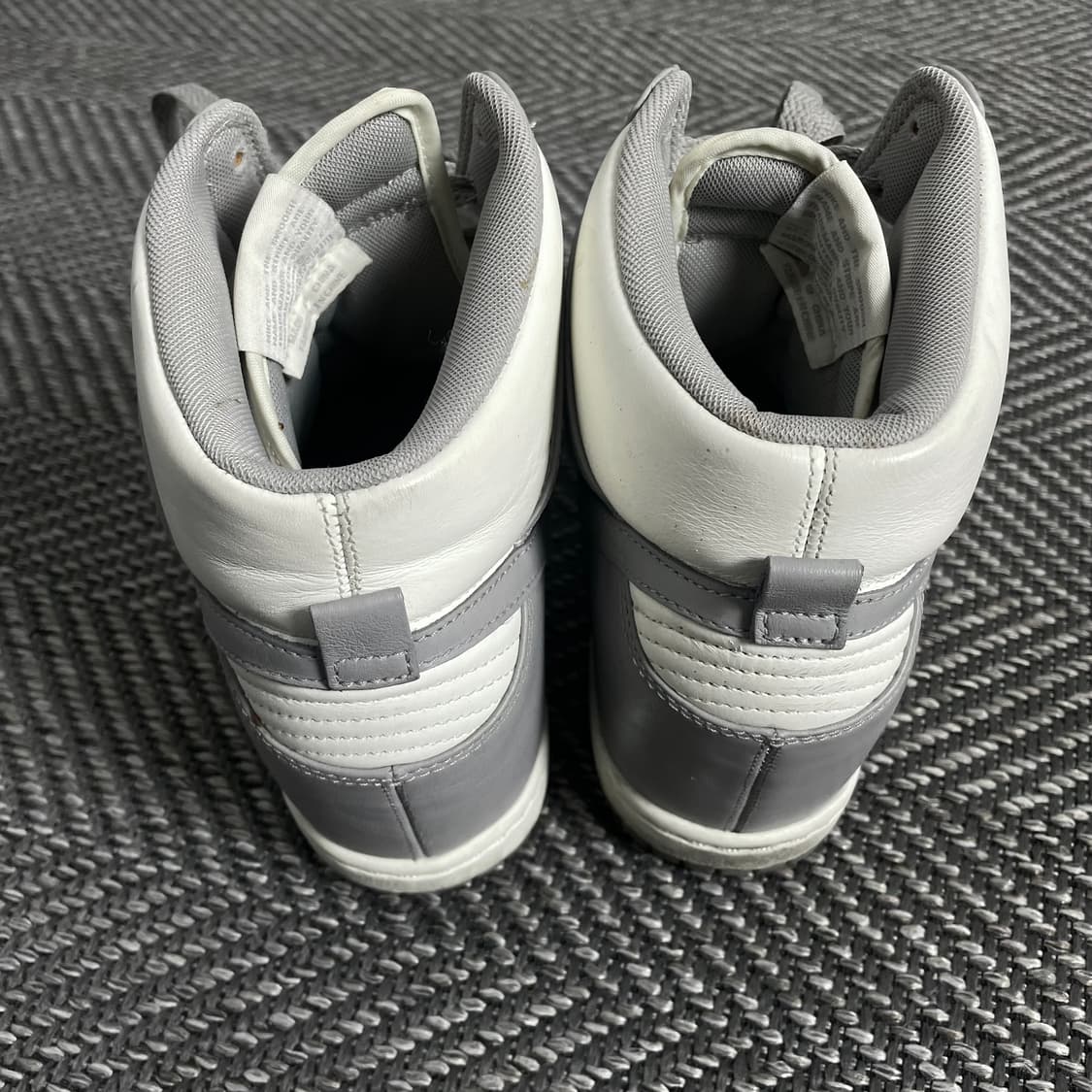 나이키 덩크 하이 레트로 화이트 플래티넘 스니커즈o 3542 상품이미지4