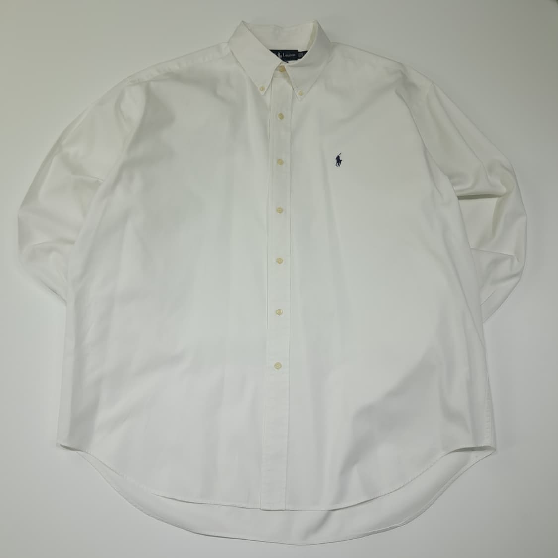 CL702 XL 폴로 90s 미국판 코튼 버튼다운 화이트 셔츠 남방 상품이미지1