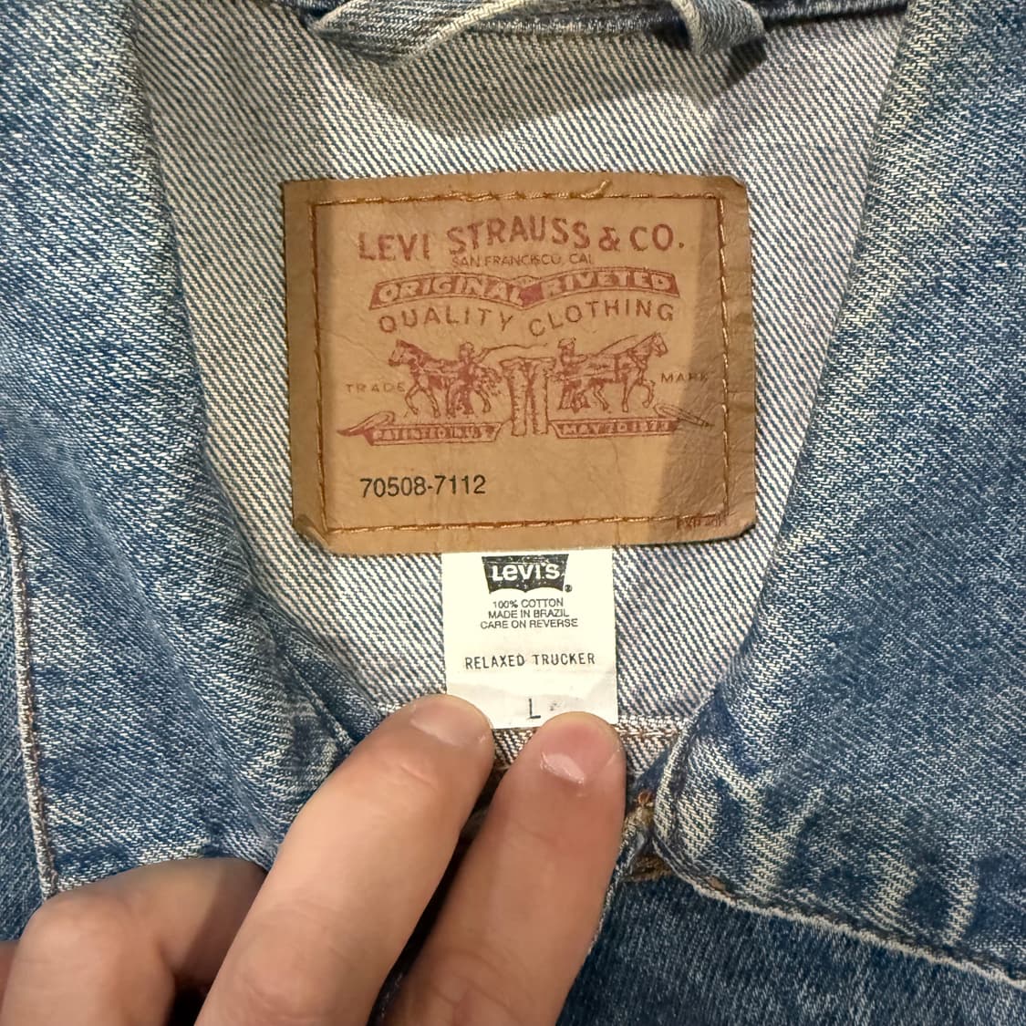 리바이스 트레커 데님자켓 105 상품이미지6