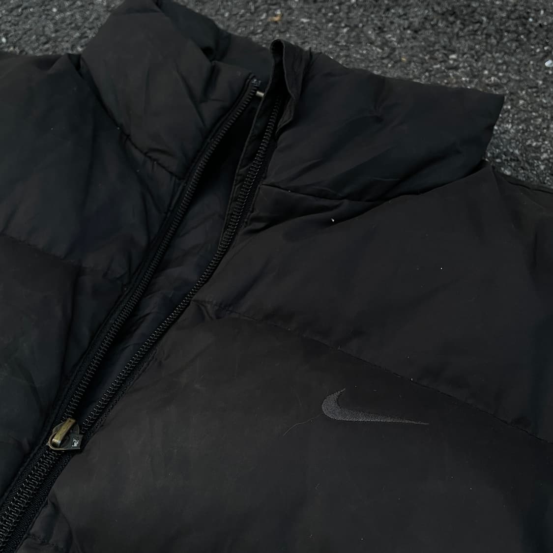 00s 나이키 올드스쿨 블랙 패딩 XL  상품이미지2