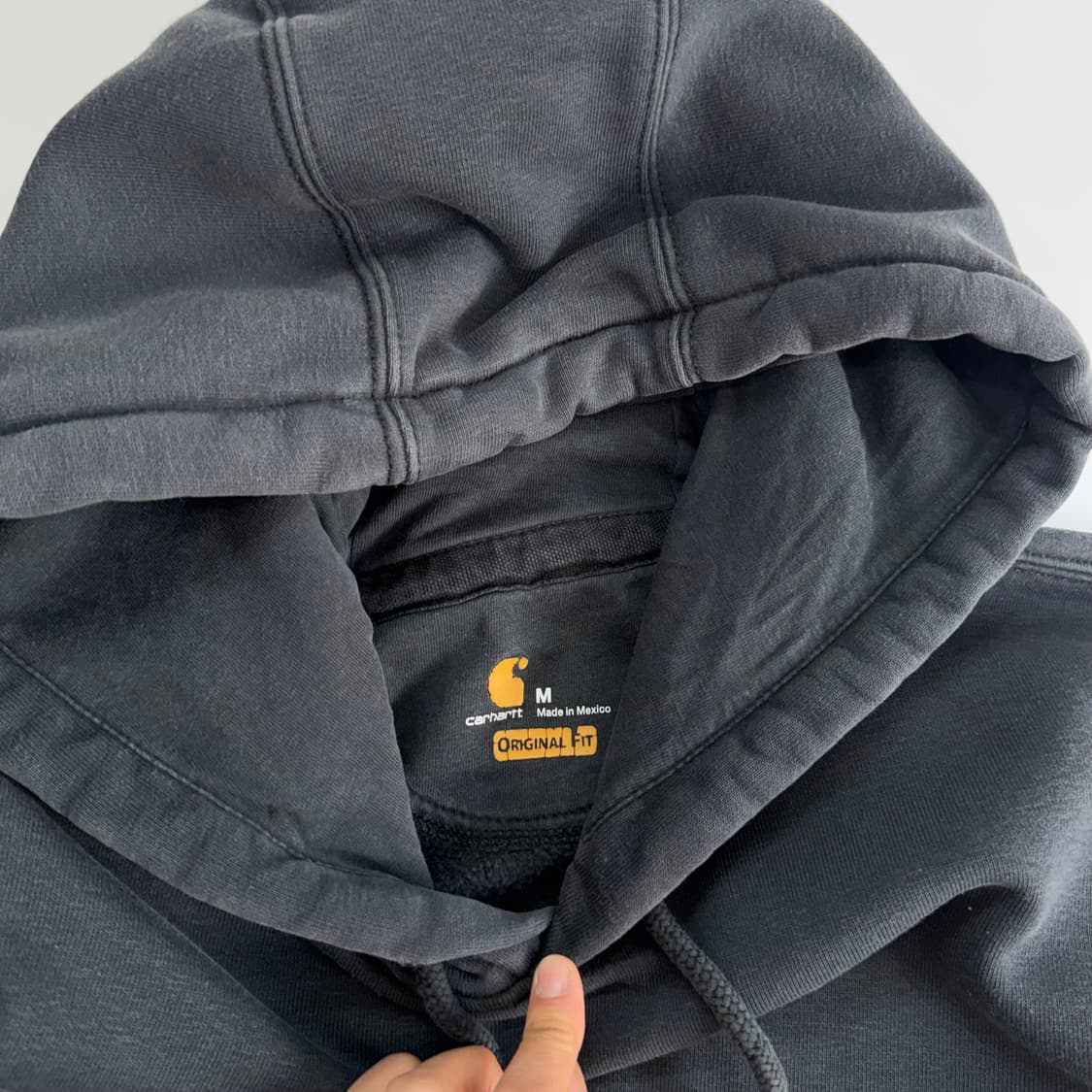 Carhartt 칼하트 차콜 후드티 상품이미지5