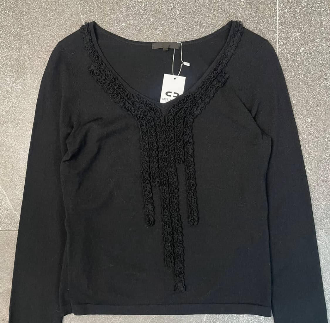 K.T 울 블렌드 브이넥 롱슬리브 상품이미지2