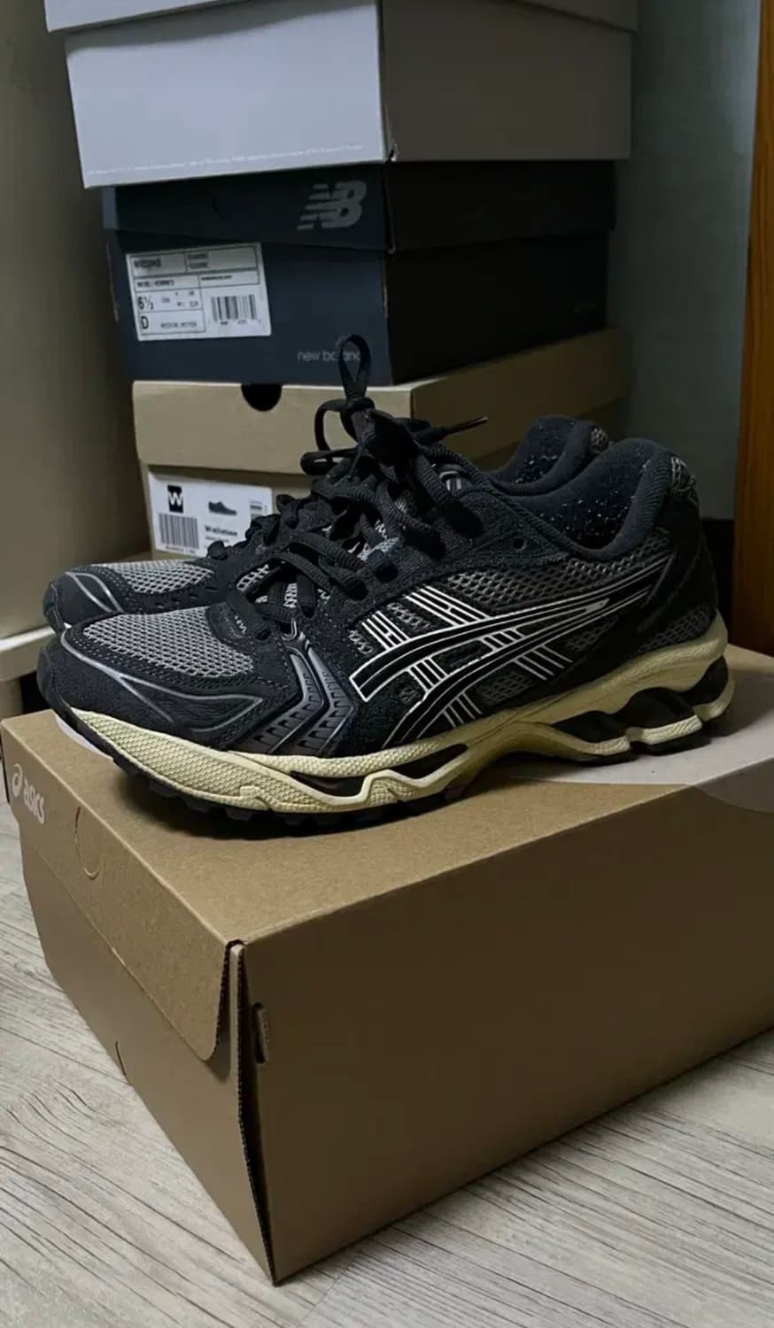 아식스 젤 카야노 14 클레이 그레이 블랙 상품이미지7