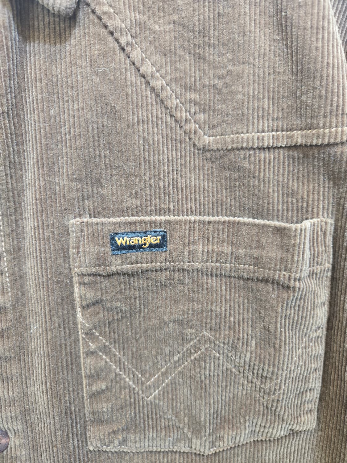 랭글러 코듀로이 브라운셔츠 상품이미지3