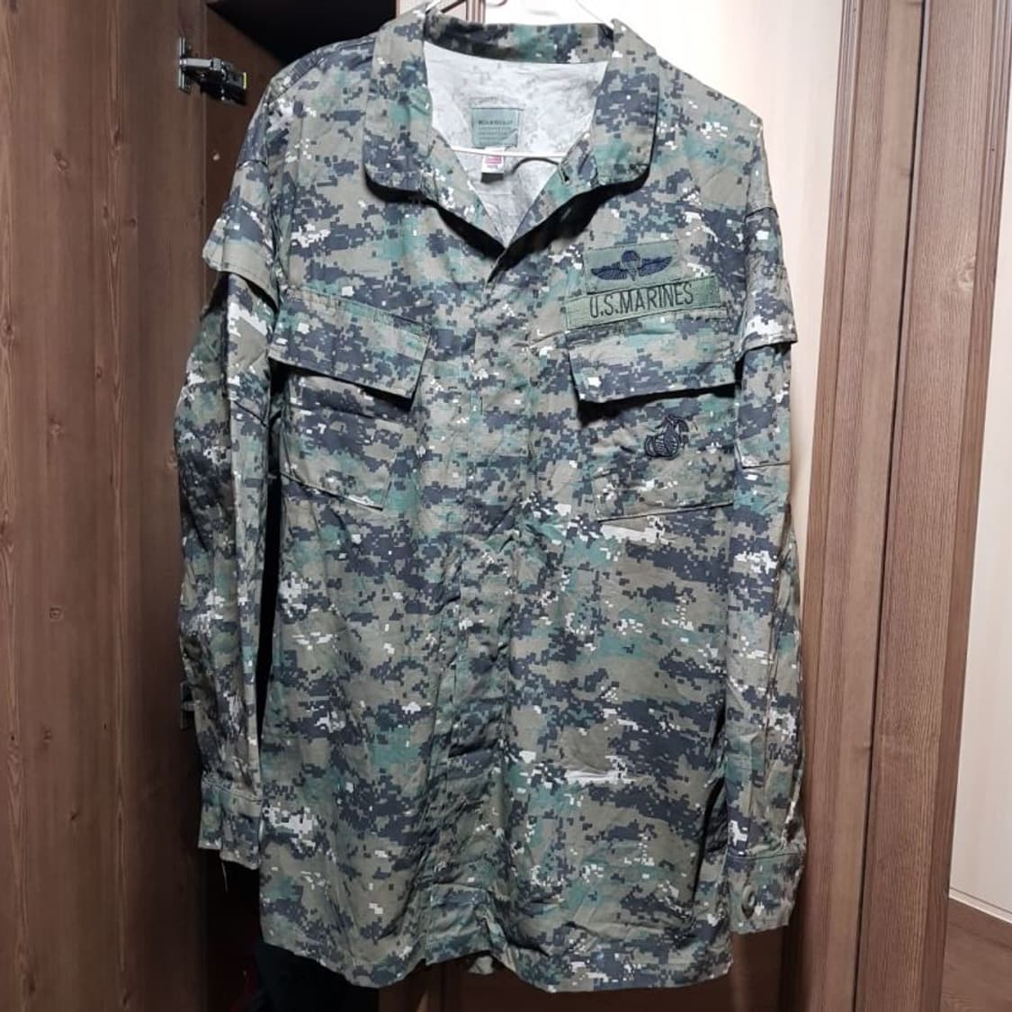 L / 미군 USMC  전투복상의 /HOPE/2-속312  상품이미지1