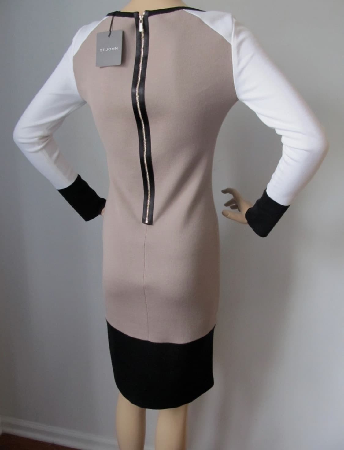 ST.JOHN 센존 밀라노 컬러블록 니트 드레스(4 사이즈) 상품이미지3