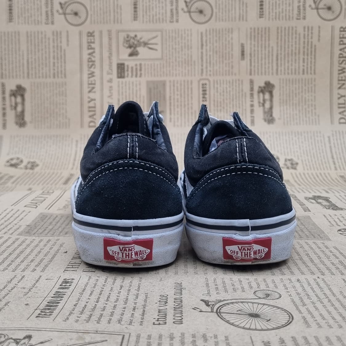 반스 올드스쿨 검흰 스니커즈 225 상품이미지4