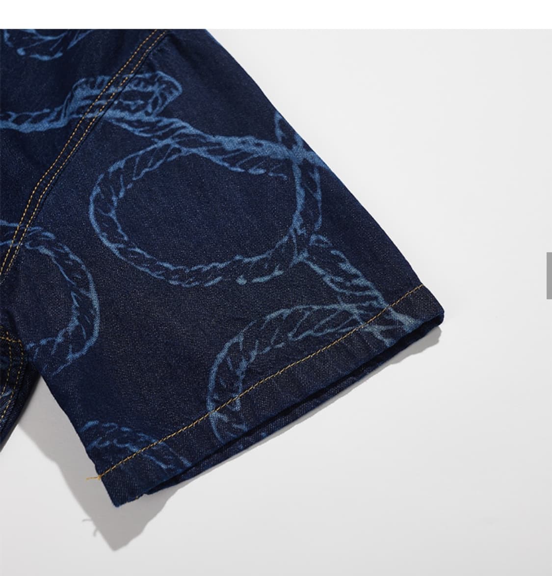 크리틱 로프 워셔드 반팔 셔츠 상품이미지5