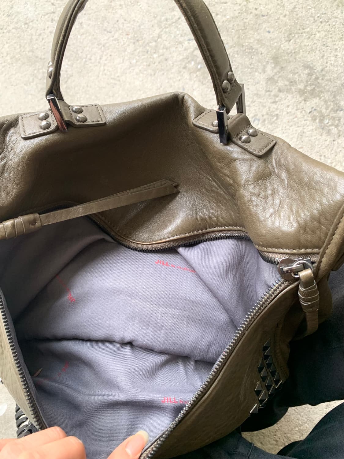 Stud detail messenger should bag  상품이미지6