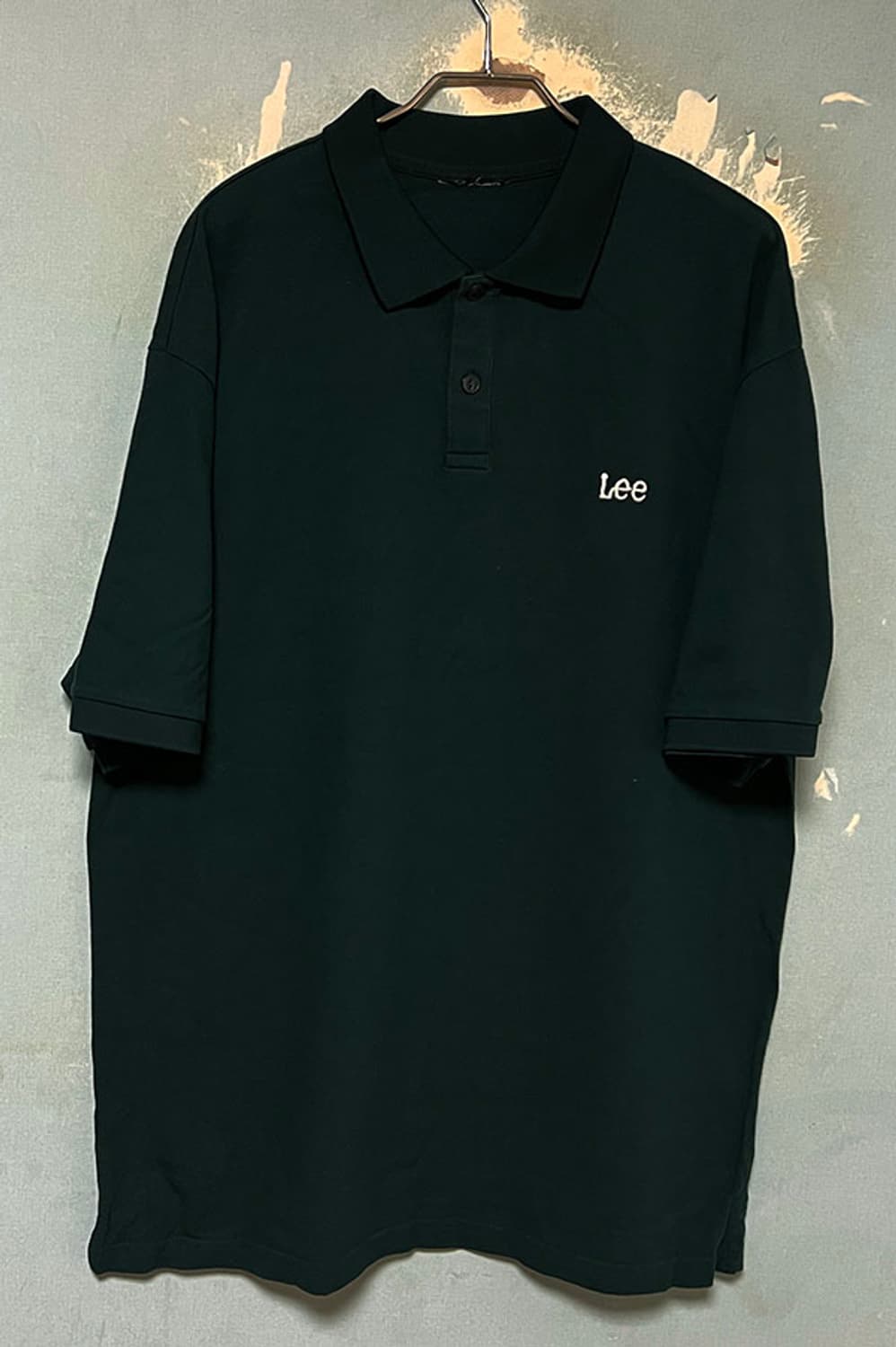 LEE 리 스몰로고 피케 카라넥 반팔티셔츠 새상품 루즈핏 XL 105 상품이미지1
