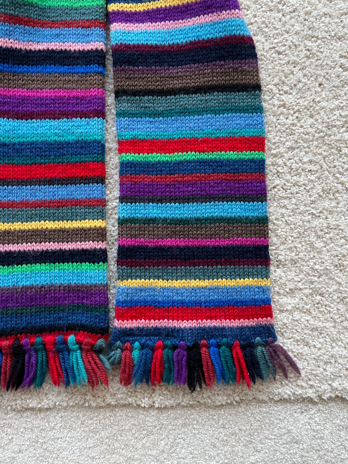 인버알란 핸드니트 울 머플러 상품이미지4