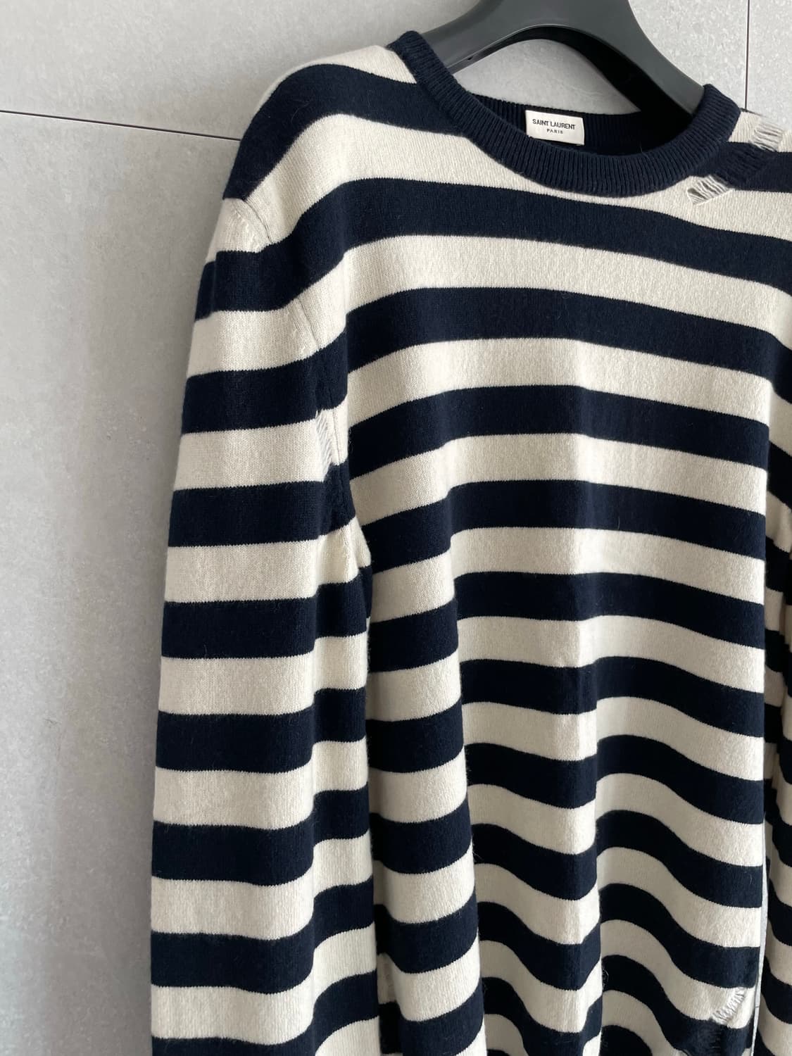 생로랑 디스 스트라이프 니트 상품이미지7