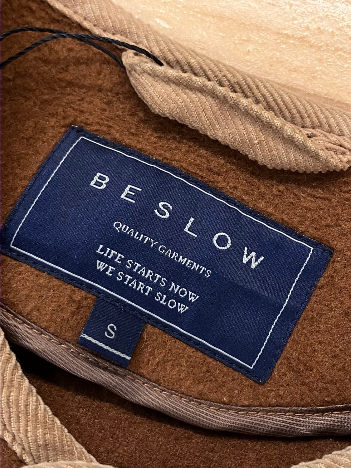 비슬로우 울 버튼 자켓 브라운 S #csz3877  상품이미지4