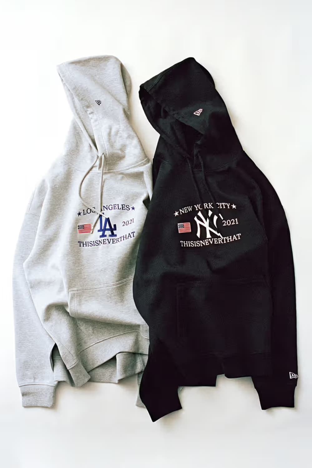 LA 다저스 뉴에라 디네댓 후드 그레이 (L) 상품이미지1