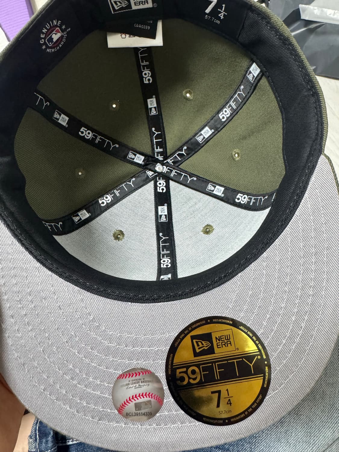 뉴에라 59FIFTY 모자 7 1/4 사이즈 상품이미지2