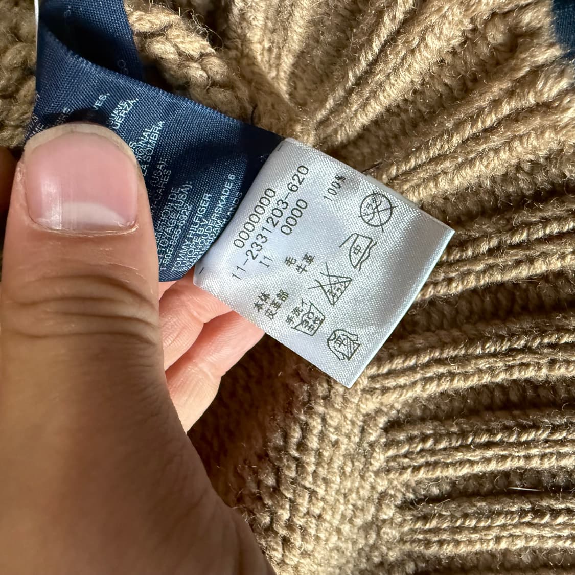 타미힐피거 도그 패턴 코위찬 스웨터 M 상품이미지5