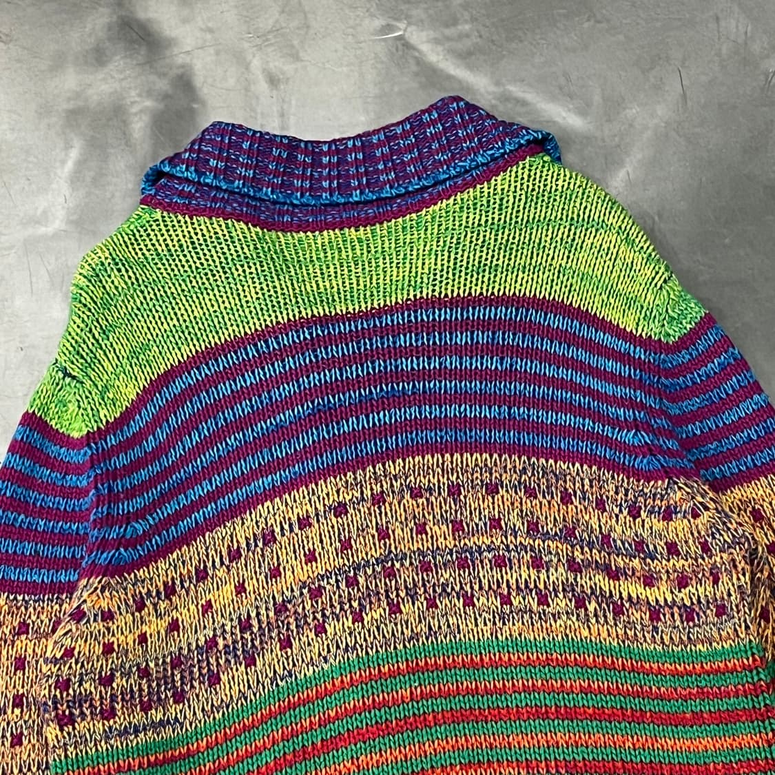  베네통 멀티 패턴 니트 가디건 y15556 상품이미지4