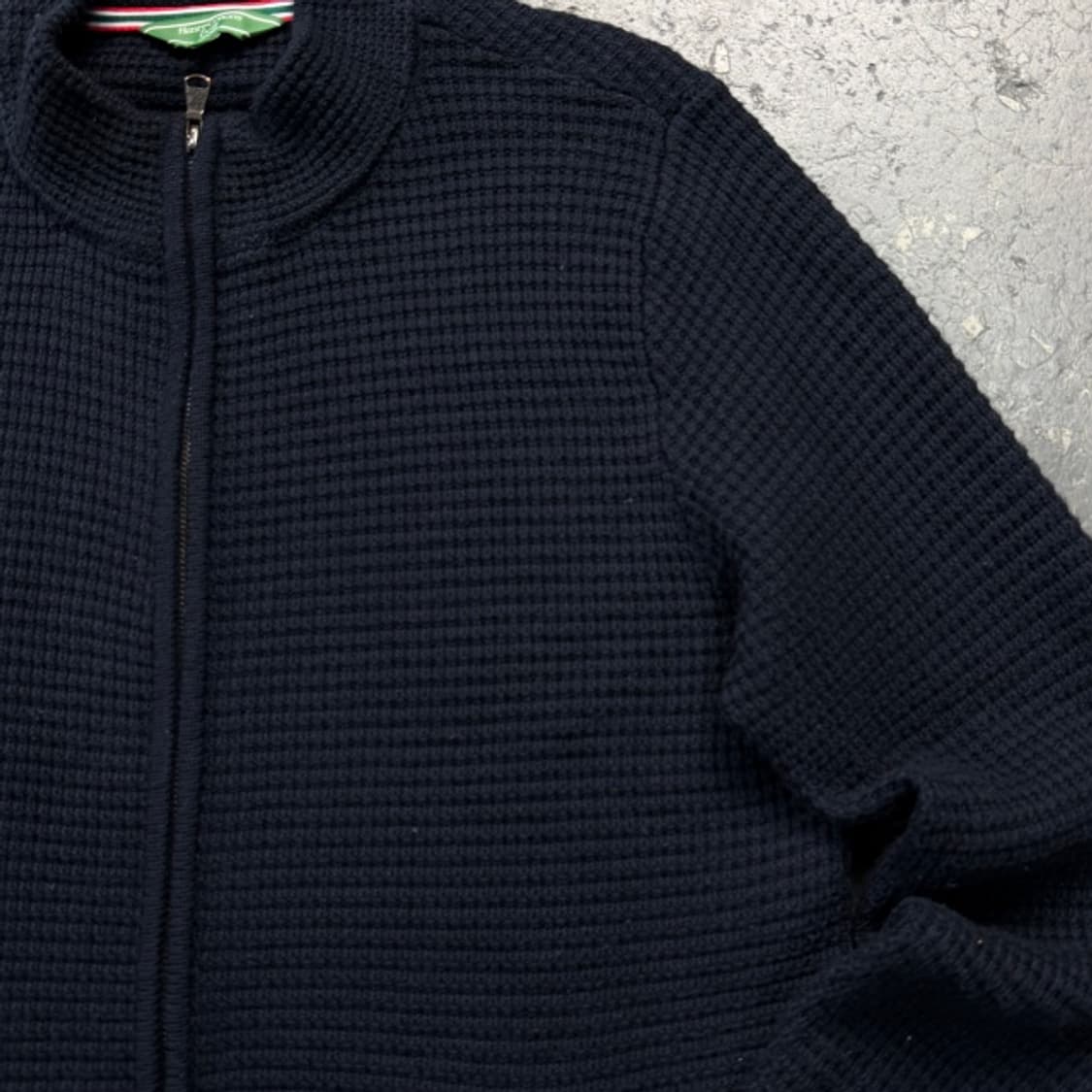 100 헨리코튼 니트집업 상품이미지2