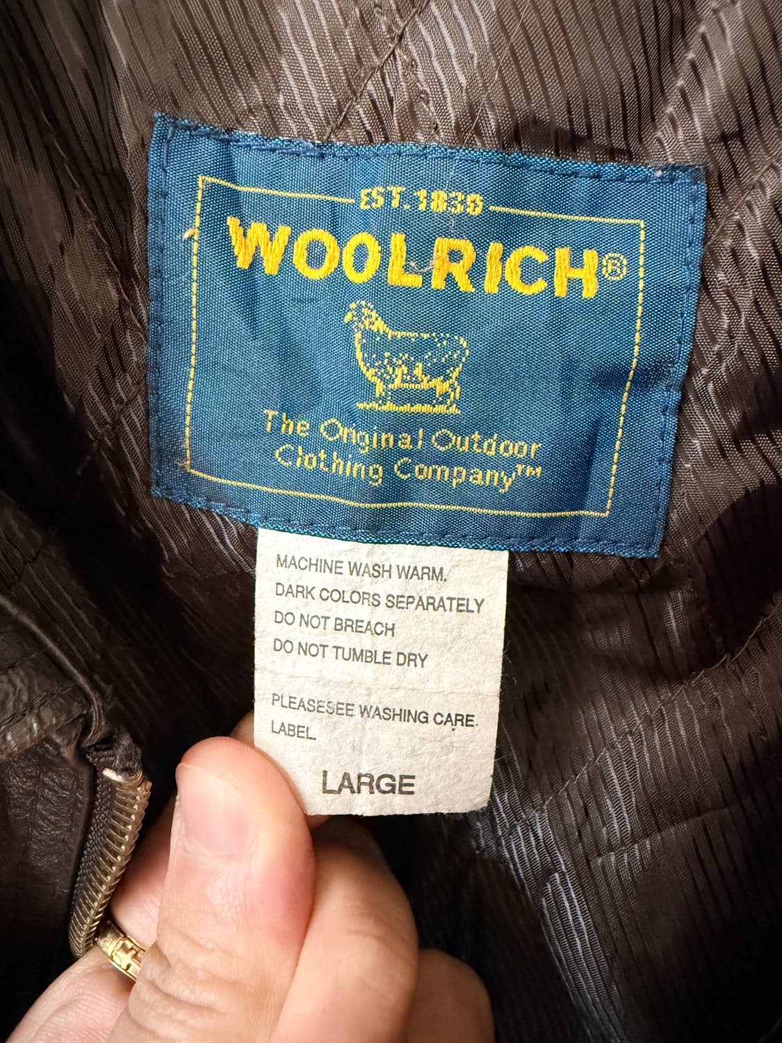 울리치 돈 가죽 자켓 상품이미지3